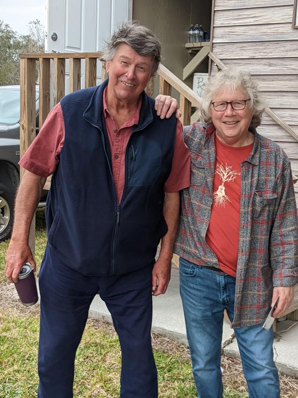 Big A and Jack Lawrence ( Jack is a former guitarist of Doc Watson )